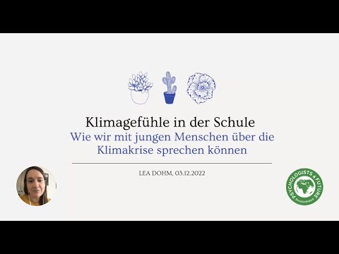 Psy4F/T4F - Webinar: Klimagefühle in der Schule [von Lea Dohm]