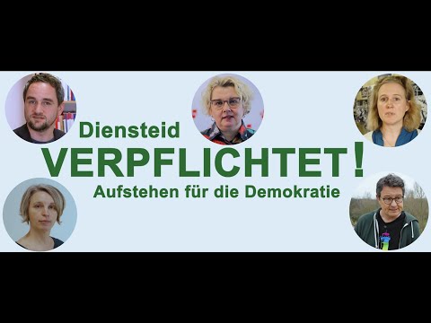 Diensteid Verpflichtet! Aufstehen für die Demokratie